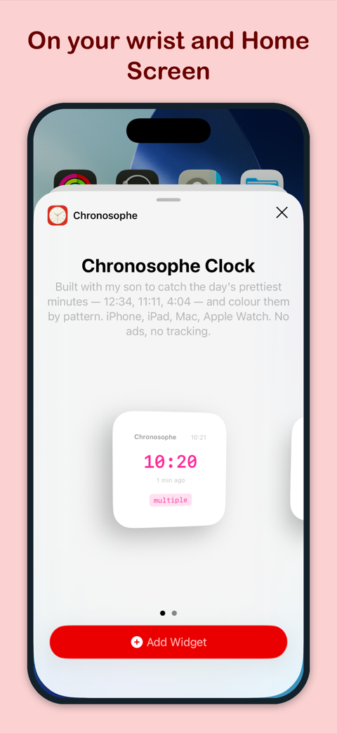 On your wrist and Home Screen
